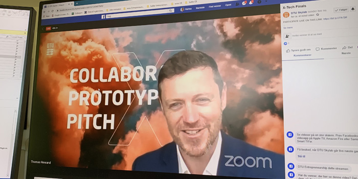 Banner showing online X-Tech finals