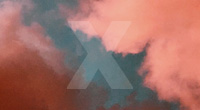 X-Tech banner pink sky