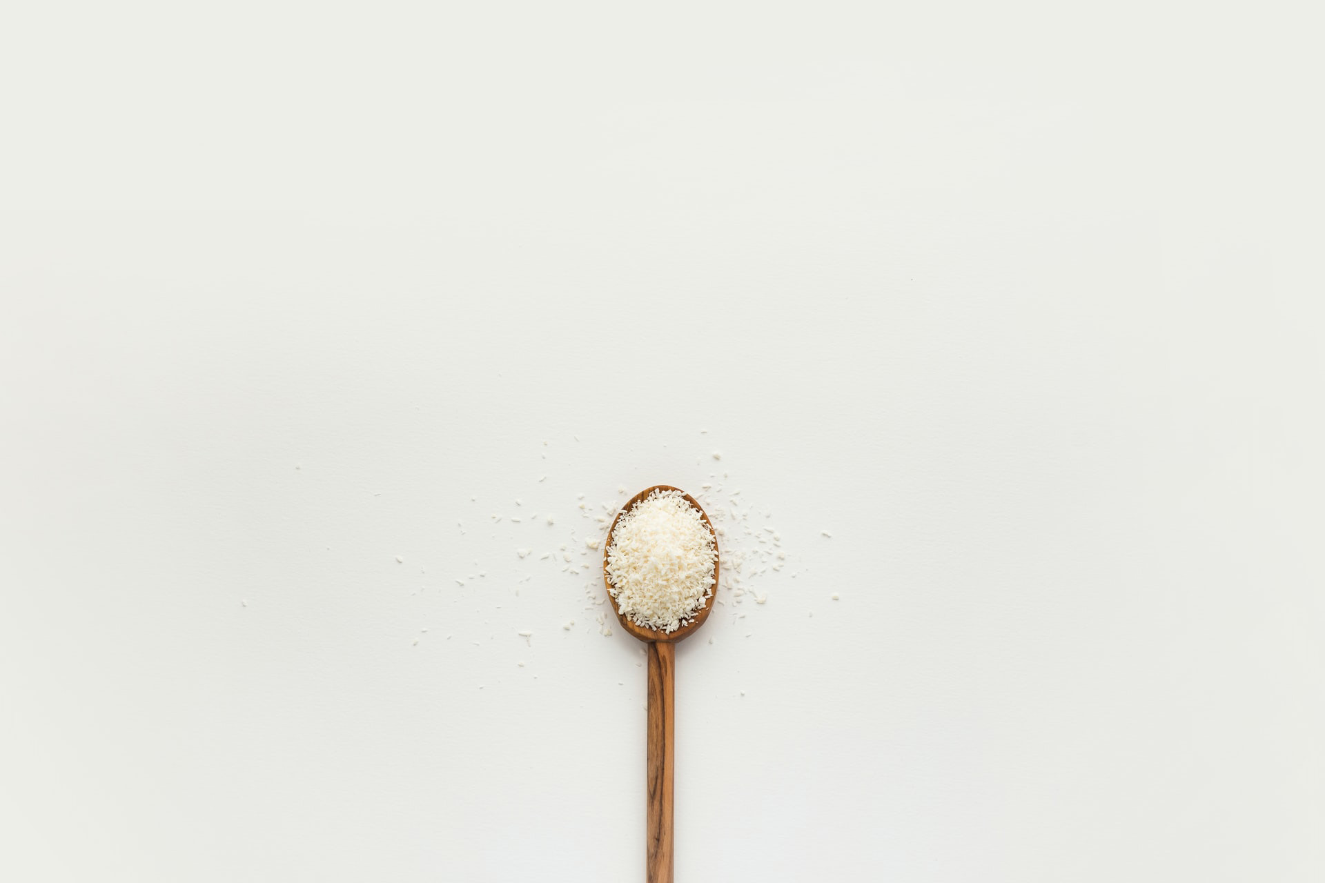 Salt on spoon