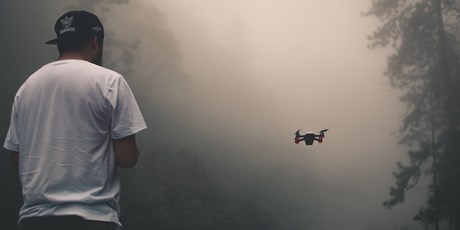 Person with drone